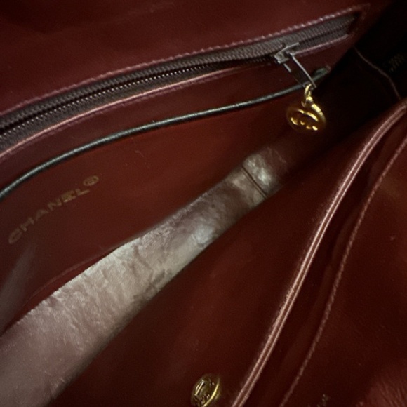 CHANEL Vintage Black Bag Leather - Picture 12 of 16